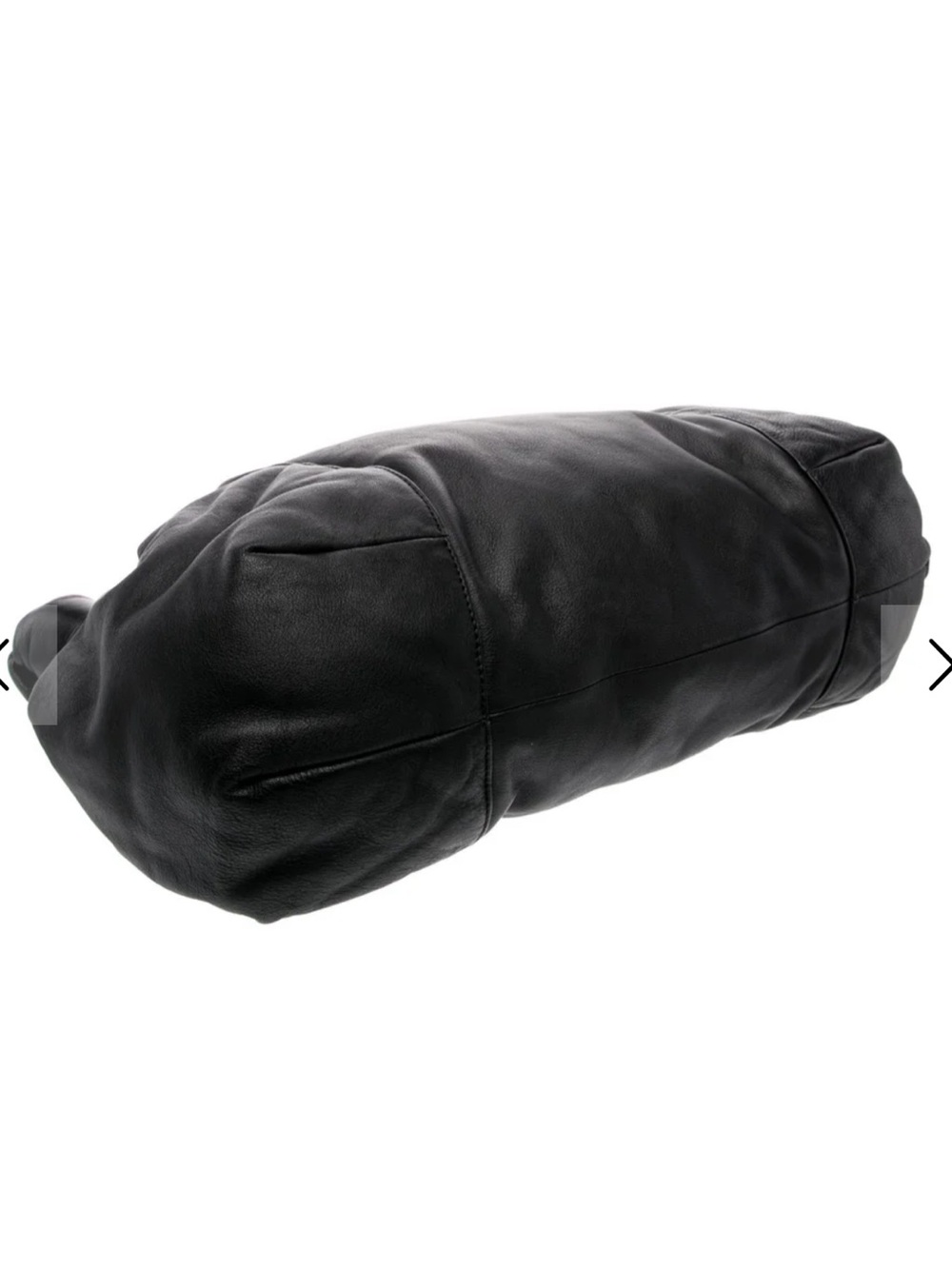 DOROTHEE SCHUMACHER Puffy Soft Calfskin Black Knotted Hobo! Large! New! - Picture 4 of 12